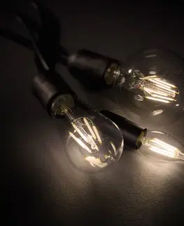Stmívatelné LED žárovky Trio Lighting LED filament žárovka E27 8W stmívač, 2 700 K