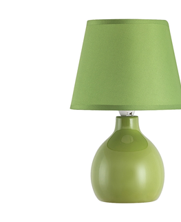 Stolní lampy Rabalux Rabalux 4477 - Stolní lampa INGRID 1xE14/40W/230V zelená 