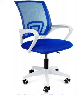 Kancelářské židle ArtJum Kancelářské křeslo JUPI | bílá podnož / růžová