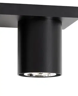 Bodova svetla Moderní stropní bodové svítidlo černé 2-světlo - Tubo