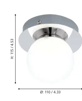 LED nástěnná svítidla EGLO Stropní/nástěnné svítidlo MOSIANO 94626