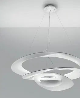 Designová závěsná svítidla Artemide PIRCE LED závěs bílá 1254110A
