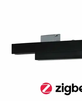 Chytré osvětlení PAULMANN URail adaptér na lištu Smart Home Zigbee On/Off/Dimm 166x20mm černá