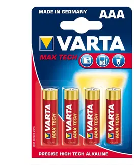 Standardní baterie Varta Max Tech baterie AAA Micro 4703 v blistru po 4ks
