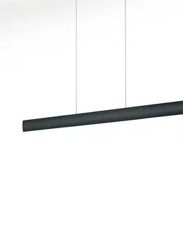 Závěsná světla Knapstein LED závěsné světlo Runa, černá, délka 92 cm