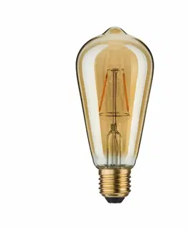 LED žárovky PAULMANN LED Vintage Rustika 2,5W E27 zlatá 1700K 284.06