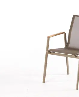 Zahradní židle a křesla Zahradní židle NEXT cappuccino