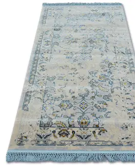 Koberce a koberečky Dywany Lusczow Kusový koberec MANYAS Inga krémovo-zlatý, velikost 80x150
