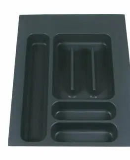 Odkapávače nádobí Elletipi Příborník UPPO do zásuvky 40 cm, černá