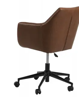 Kancelářské židle Actona Kancelářské křeslo Nora hnědé