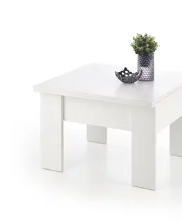 Konferenční stolky HALMAR Konferenční rozkládací stolek Serafo bílý