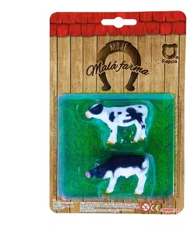 Hračky RAPPA - Zvířata na farmě - 2 v 1 krávy