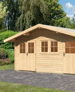 Dřevěné plastové domky Dřevěný zahradní domek 507 x 327 cm Dekorhome