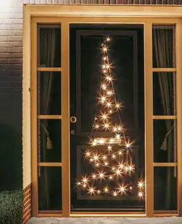Vánoční venkovní dekorace Fairybell Vánoční stromek do dveří Fairybell 60 LED