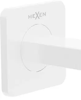 Vodovodní baterie MEXEN Cube nástěnná výtoková hubice, bílá 79370-20