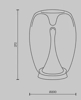 Designové stolní lampy MAYTONI Stolní lampa Splash 3000K 9W MOD282TL-L15G3K1