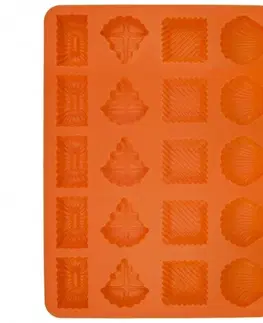 Pečicí formy Orion Silikonová forma na pracny, oranžová 