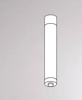 Svítidla pro 2fázový kolejnicový systém Molto Luce Stropní nástavec pro lištu Volare 7,1 cm černý