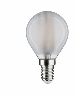 LED žárovky PAULMANN Filament 230V LED kapka E14 5,9W 2700K stmívatelné mat 290.74