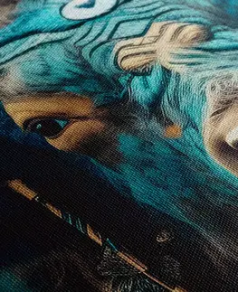 Obrazy vládci živočišné říše Obraz modro-zlatý buvol