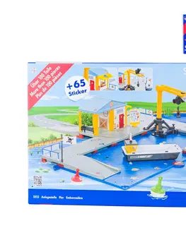 Hračky SIKU - World - nakládací přístav s molem a člunem