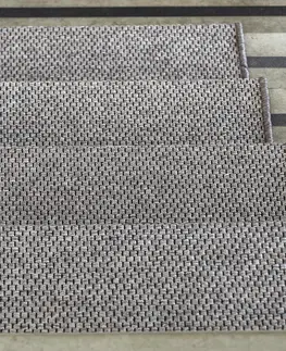 Koberce a koberečky VOPI Nášlap na schody Nature obdelník tmavě béžová, 25 x 80 cm