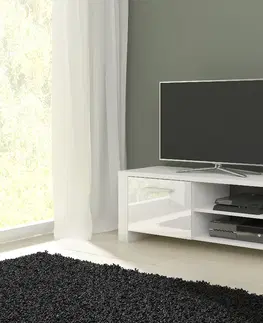 TV stolky ArtCross TV stolek ORION Barva: Craft zlatý / craft bílý