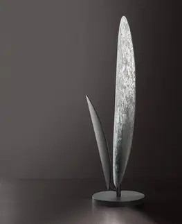 Stolní lampy ICONE ICONE Masai stolní lampa 927, 74cm stříbro/železo