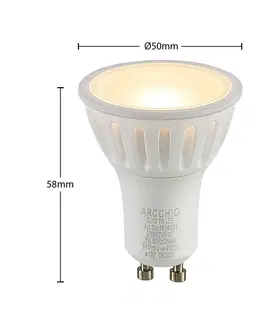 Stmívatelné LED žárovky Arcchio Arcchio LED reflektor GU10 100° 7W 2 700K stmívatelný