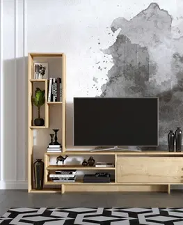 Obývací stěny a sestavy nábytku Televizní stěna LARISSA dub sapphire