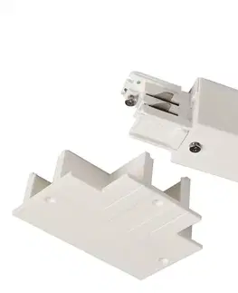 Kolejnice a příslušenství 3fáze Light Impressions Deko-Light kolejnicový systém 3-fázový 230V D Line krycí panel T-spojka bílá RAL 9016 99 mm 710093