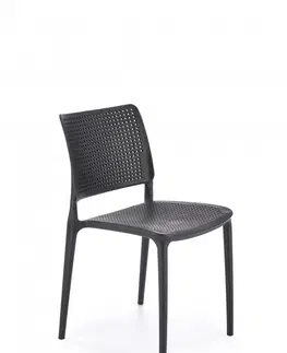 Jídelní sety Stohovatelná jídelní židle K514 Halmar Bílá
