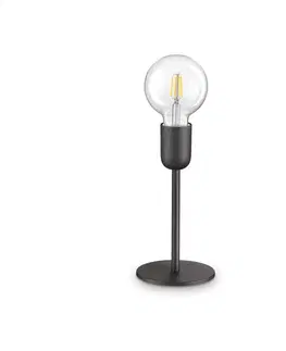 LED stolní lampy Stolní lampa Ideal Lux Microphone TL1 Nero 232485 E27 1x60W IP20 černá