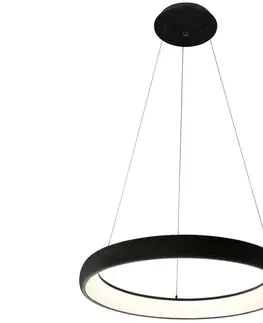 Svítidla Azzardo Azzardo  - LED Stmívatelný lustr na lanku ANTONIO LED/80W/230V černá + DO 