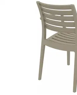 Zahradní židle Zahradní židle Dekorhome Šedá