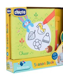 Hračky CHICCO - Knížka na opakování malování pomocí vody Seasons 24m+