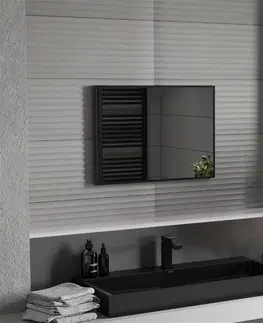 Koupelnová zrcadla MEXEN Loft zrcadlo 70 x 50 cm, černý rám 9852-070-050-000-70