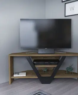 Televizní stolky Televizní stolek KARIN dub černý