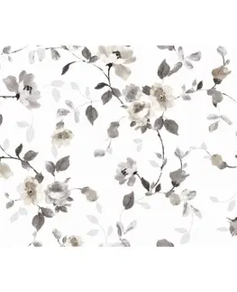 Ubrusy Forbyt, Ubrus s nešpinivou úpravou, Gardena, šedobéžový 100 x 140 cm