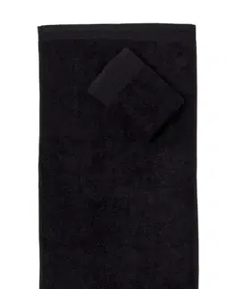 Ručníky Faro Bavlněný ručník Aqua 70x140 cm černý