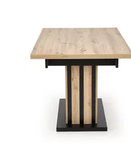 Jídelní stoly Rozkládací jídelní stůl LAMELLO Halmar 160-210x90x76 cm