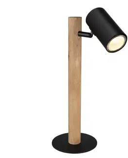 Lampy Globo Globo 57913T - Stolní lampa HERTI 1xGU10/5W/230V dřevo/kov 