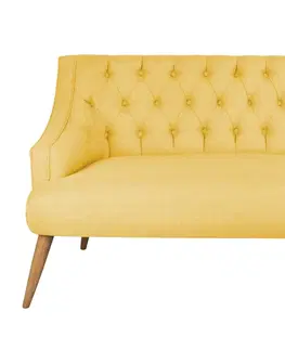 Pohovky a gauče Pohovka dvoumístná LAMONT žlutá