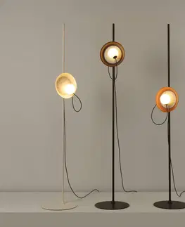 Stojací lampy Milan Iluminación Milan Drátěná stojací lampa Ø 24 cm měděná metalická/antracitová