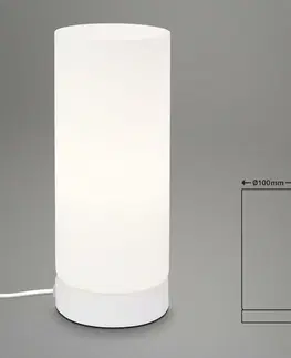 Lampy na noční stolek BRILONER Stolní lampa, 25 cm, max. 25 W, bílé BRILO 7018-016