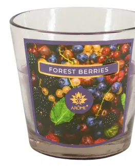 Dekorativní svíčky Arome Vonná svíčka ve skle Forest Berries, 120 g