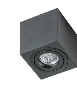 Moderní bodová svítidla Stropní bodové přisazené svítidlo AZzardo Mini Eloy black AZ1712 GU10 1x50W IP20 8cm černé