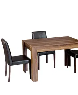 Jídelní stoly Hanah Home Jídelní stůl Single 120 cm ořech