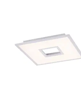 Stropni svitidla Designové stropní svítidlo bílé 45 cm včetně LED a stmívače RGB - dlaždice