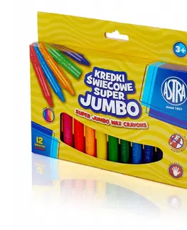 Hračky ASTRA - Voskové barvičky Super Jumbo 12ks, 316118003